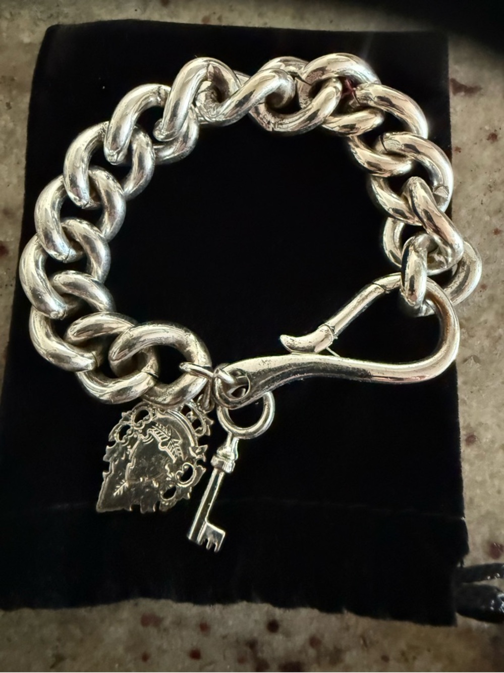 Ralph Lauren Sterling Silver plated heavy bracelet
